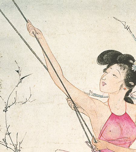 修文县-胡也佛的仕女画和最知名的金瓶梅秘戏图